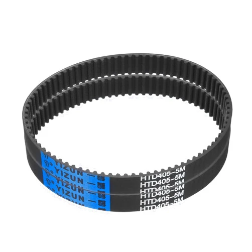 uxcell 2pcs HTD-5M Rubber Timing Belt 81 Teeth, 405mm Pitch Length x 15mm Width x 3.6mm Height, Closed Loop Pulley Timing Belt