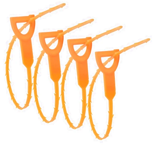 Ishua 4 Pack Hair Drain Clog Remover, Ishua Hair Drain Clog Remover Cleaning Tool Multi-tooth Hair Drain Clog Remover Efficiently Catches Hair 19.3 Inch Plastic Drain Cleaner Removal