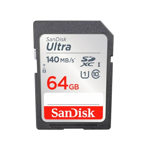 Sandisk Ultra SDXC 64GB 80MB/S C10 Flash Memory Card (SDSDUNC-064G-AN6IN)