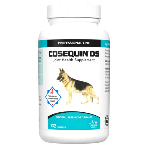 Nutramax Laboratories Nutramax Cosequin for Dogs Joint Health Supplement, Contains Glucosamine for Dogs, Plus Chondroitin, Supports Healthy Joints, Sprinkle Capsules, 132 Count