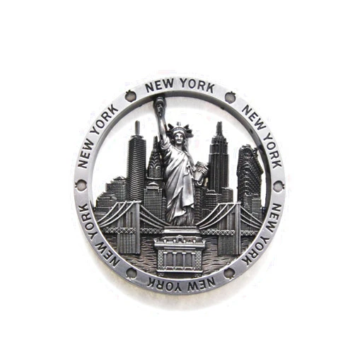 Favorict Color May Vary. New York Souvenir Metal Fridge NY Opener Magnet - Statue of Liberty,Brooklyn Bridge,NY Chrysler Building,Flatiron NYC Metal Magnet (Pack 1)