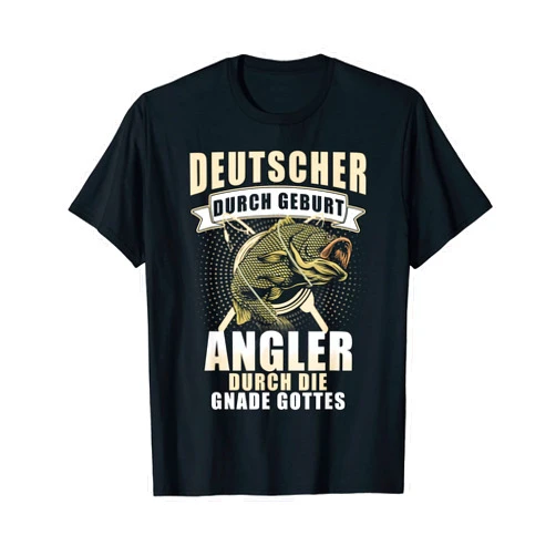 Fischer Tshirt Männer Kinder Angler Rute Angeln Fisherman Gift Fishing Fishing Night Fishing Fishing Fishing Catch T-Shirt