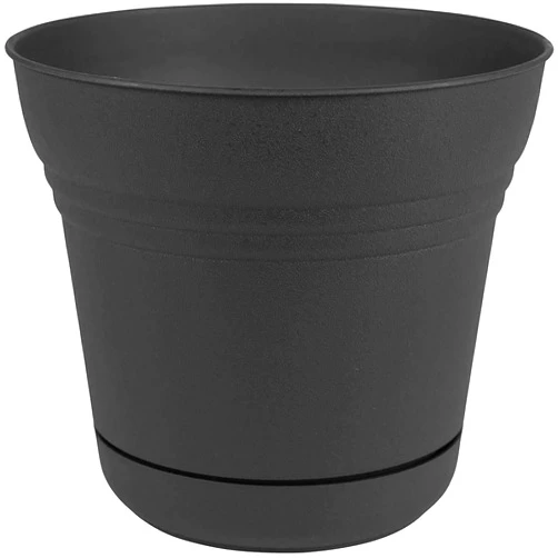 Bloem 10282 Saturn Planter with Saucer, 10