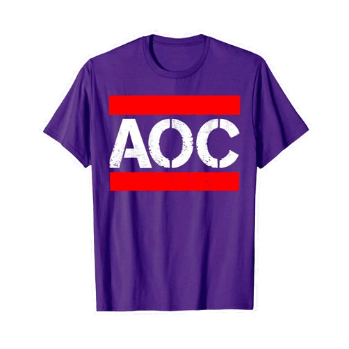 Alexandria Ocasio Cortez AOC Icon Slogan Gift Tees AOC Ocasio-Cortez Democratic Socialist Bronx NY Fun T-Shirt
