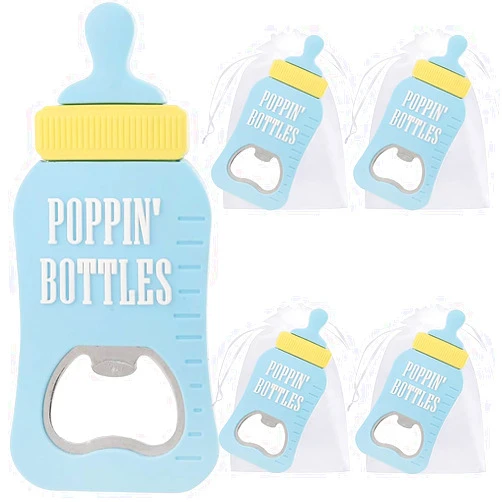 GengGeng 30PCS Poppin Bottles Baby Shower Favor Return Gifts for Guests,Baby Shower Party Decorations or Baby Birthday Souvenirs Game Prizes Gender Reveal Party Supplies (Blue Poppin,30)