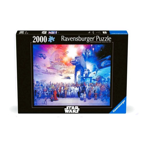 Ravensburger - Star Wars Universe - 2000 Piece Jigsaw Puzzle - Exciting Vision That Includes Every Character from Episodes 1-6 - Frameable - Premium Quality - Puzzles for Adults