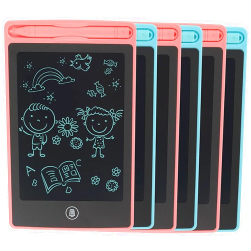 ThEast 6 Pieces LCD Writing Tablet for Kids, 6.5 Inch Drawing Board Doodle Scribbler Board for 3-6 Years Old Girls Boys, Erasable Electronic Painting Learning Pads, Prizes for Kids Classroom