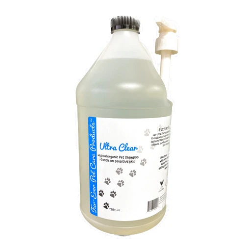 Fur-Ever Pet Care Products Ultra Clear Hypoallergenic Pet Shampoo (UC16oz)
