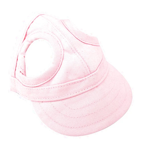 Cyrank Dog Baseball Cap, Dog Hat Set Adjustable Dog Hat Dog Outdoor Sport Hat Sun Protection Hat Dog Trucker Hat Pet Dog Puppy Visor Hats Visor Outfit with Ear Holes Dog Hats for Small Medium Large Dogs
