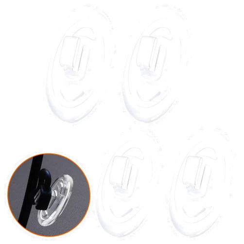 Betterun Clear Replacement Nose Pads for Maui Jim Baby Beach/Kahuna/Kawika; for Oakley Wiretap/Whisker/Crosshair 1.0/2.0