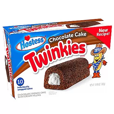 Hostess Chocolate Cake Twinkies, 10 Count, 13.58 Ounce (Pack of 1)