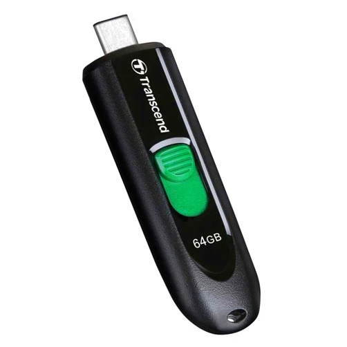 Transcend 64GB JetFlash 790C USB 3.2 Gen 1 Flash Drive TS64GJF790C, Black