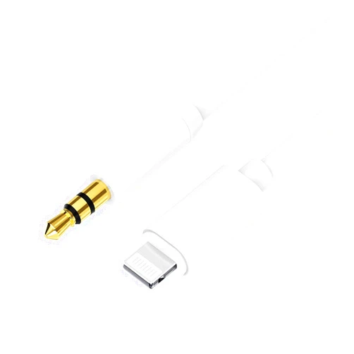 Esbeecables Aux Cord for iPhone 3.3ft [Apple MFI Certified] iPhone Aux Cord Lightning to 3.5mm AUX Audio Cable Compatible with iPhone 14 13 12 11 XR XS X 8 7 SE iPad iPod for Car/Home Stereo, Speaker, Headphone White 1Pack