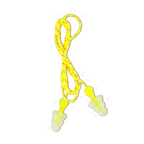 3M Peltor by 3M 10093045980175 3M P3001 Next Tri-Flange Corded Earplugs, OSFA, White, One Size Fits All (Pack of 100)