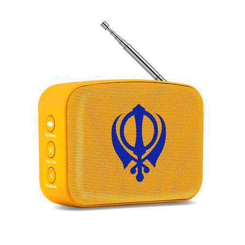 Carvaan Saregama Mini Gurbani - Bluetooth Speaker (Saffron Orange)