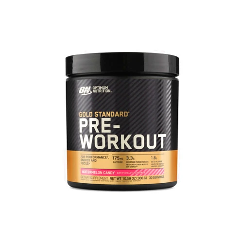 Optimum Nutrition Gold Standard Pre-Workout, Vitamin D for Immune Support, with Creatine, Beta-Alanine, and Caffeine for Energy, Keto Friendly, Watermelon Candy, 30 Servings (Packaging May Vary)