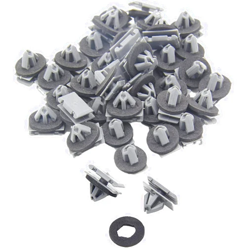 WTPLY 68172491AA Fender Flare Clips (40PCS) Rocker Wheel Flare Moulding Clips Compatible with Jeep Grand Cherokee Compass Cherokee # 68271803AA 68395627AA 11571175 19352782