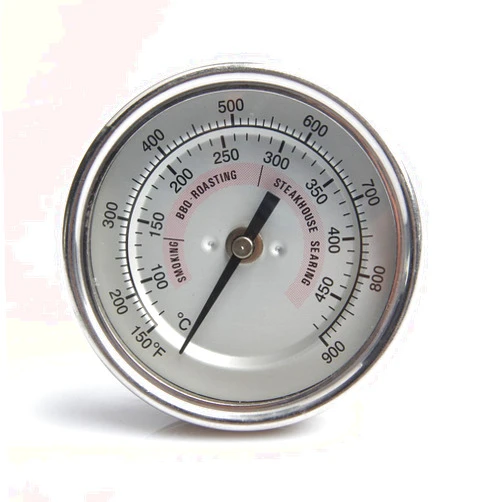 KAMaster BBQ Grill Temperature Gauge for Kamado Grill Joe Waterproof Large Face Thermometer Barbecue Charcoal Grill Stainless Steel 150-900°F Cooking Thermometer for Kamado Accessories