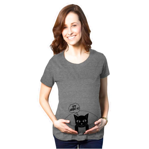 Crazy Dog T-Shirts Funny Maternity T Shirts for Pregnant Women with Sarcastic Sayings Hilarious Womens Shirts for Pregnancy