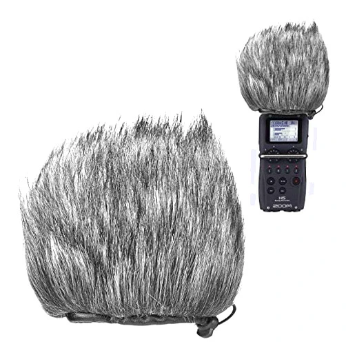 YOUSHARES Furry Outdoor Windscreen Muff, Pop Filter/Wind Cover Shield for Zoom H5, H6 Portable Recorder
