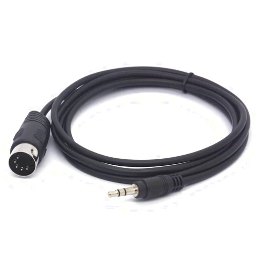 PIIHUSW MIDI Cable, 3.5mm 1/8 inch TRS Stereo Male Jack to 5 Pin Din Plug Converter Cord Audio Cable (1.5meter)