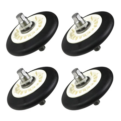Casmer WE03X10008 Roller Kits (4 Pack) Compatible with ge Dryer, Replaces PD00028272 1088999 AP3778075 PS959905 EAP959905, Figures 4 is Fit Models
