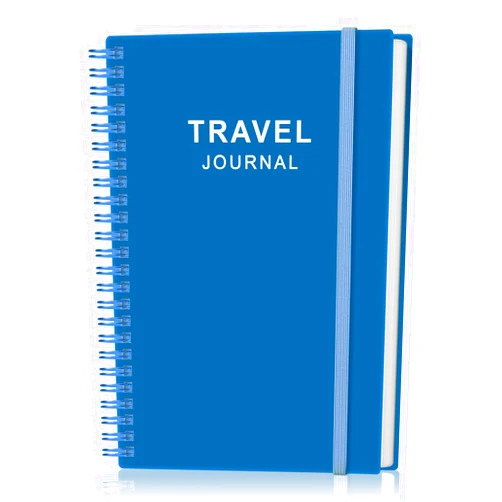 Heveboik Travel Journal - Vacation & Road Trip Planner Organizer, Travel Notebook for 6 Trips, Trip Planner Gift to Record Memories and Adventures from Special Trips, 5.8