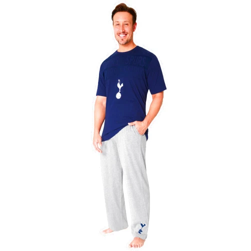 Tottenham Hotspur FC Mens Pyjamas Set Nightwear T-Shirt Long Bottoms Men Teenagers Spurs Gifts for Men