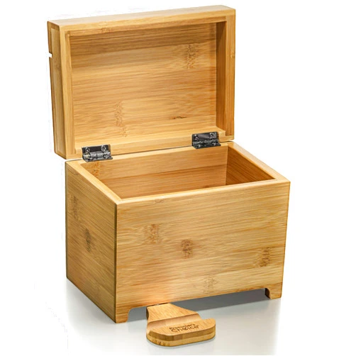 Prosumer's Choice Bamboo Recipe Card Organizer with Fold Out Tablet and Smartphone Stand | Display Recipes While Cooking | No Assembly Required