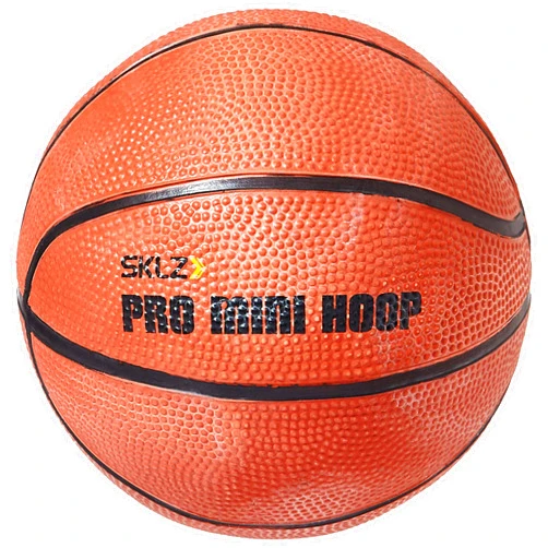 RockTape SKLZ Pro Mini Hoop 5-Inch Rubber Basketball, Orange
