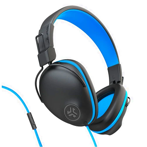 JLab JBuddies Pro WiredOver-Ear Kids Headphones, Blue