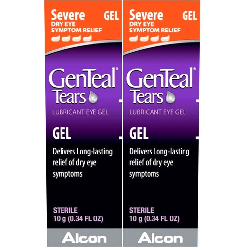 GenTeal Lubricant Eye Gel, Severe, 0.34 Fl Oz- Pack of 2