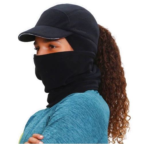TrailHeads Women's Trailblazer Adventure Ponytail Cap and Microfleece Neck Warmer Gift Set