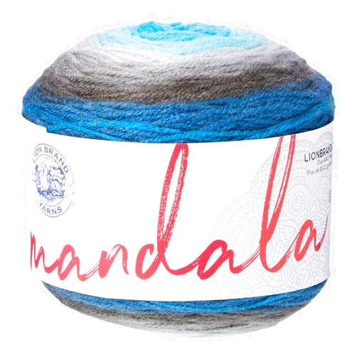 Lion Brand Yarn Mandala Yarn, Multicolor Yarn for Crocheting and Knitting, Craft Yarn, 1-Pack, Spirit