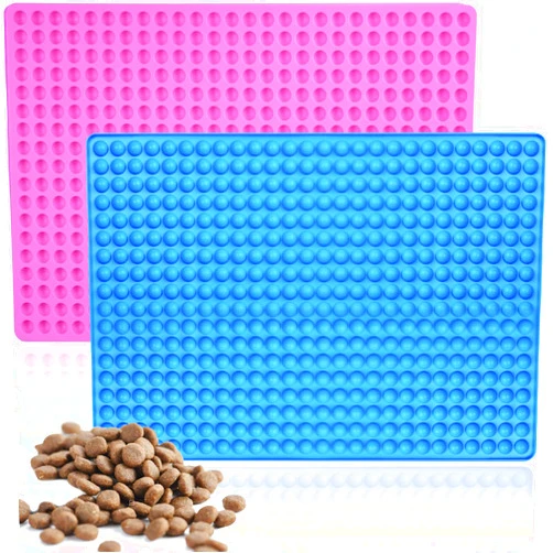 HKNMTT Silicone Mini Round Shape Molds, 468 Cavities Tiny Semi Sphere Baking Molds Dog Treats Molds Candy Freezer Oven Safe Homemade Dog Treats Kit BPA Free Food Grade 2-Pack