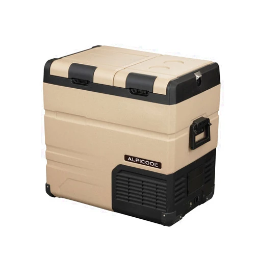Alpicool TA55 Portable Refrigerator 58 Quart(55 Liter) Dual Temperature Control Fridge Mini Freezer for Travel,Camping,Fishing, Outdoor -12/24V DC