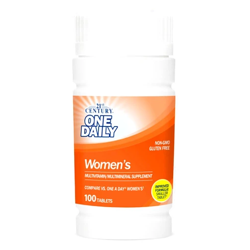 21st Century One Daily Women's Tablets, 100 Count