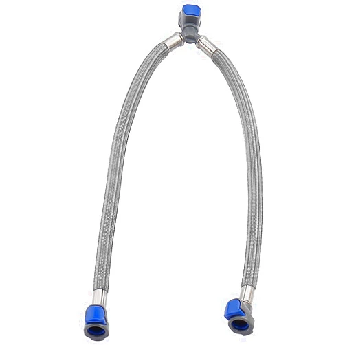 LOSDA Quick Connect Faucet Water Supply Lines, 12 Inch, Widespread Bathroom Faucet Replacement Fast Lock Pipe Hoses Y-SL01
