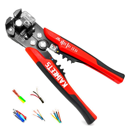 KAIWEETS Self Adjusting Wire Stripper - 3 in 1 Heavy Duty Automatic Wire Stripping Tool | 10-24 AWG Wire Cutter for Electrical Cable Cutting, Crimping Tool