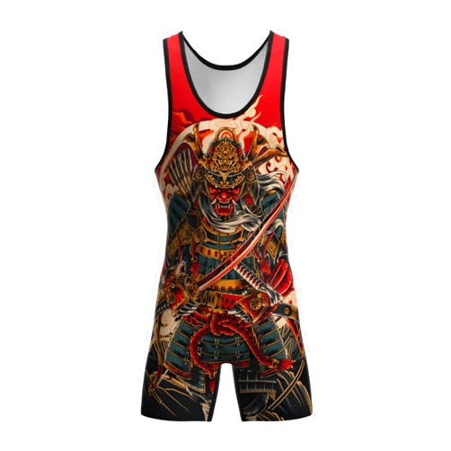 TRI-TITANS Wrestling Singlet - Funk Fighter Technology - Mens Youth and Adult Sizes - (Art of War)