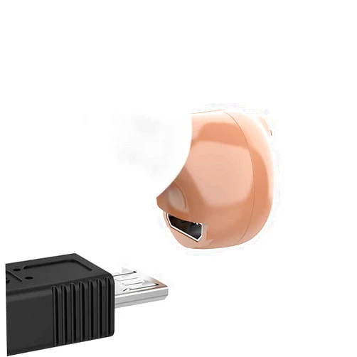 QiongSi Mini Rechargeable Sound Amplifier, Hearing Amplifier with Digital Noise Reduction for Portable Carrying