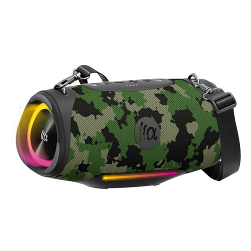 TAZATA Portable Bluetooth Speaker 80W RMS,120W Peak Loud Subwoofer Wireless Stereo with HD Sound,8H Playtime IPX7 Waterproof for Party cmaping Beach (CAMO-80W RMS/120W Peak)