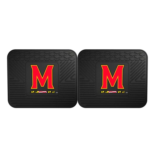 Fanmats - Pair of University of Maryland Universal Vinyl Utility Rear Floor Mats (12286)