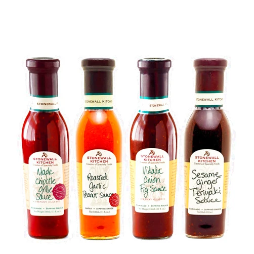 Stonewall Kitchen 4 Piece Our Classic Grille Sauce Collection
