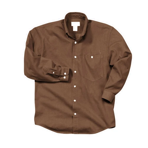 TRENDWAVE SPORTSWEAR Long Sleeve Heavy Weight Button-Down Denim Shirt by Cobra
