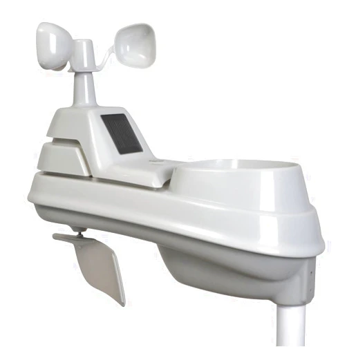 AcuRite Iris 5-in-1 Weather Sensor with Rain Gauge, 06004M, Wind Speed, Wind Direction, Temperature and Humidity , White