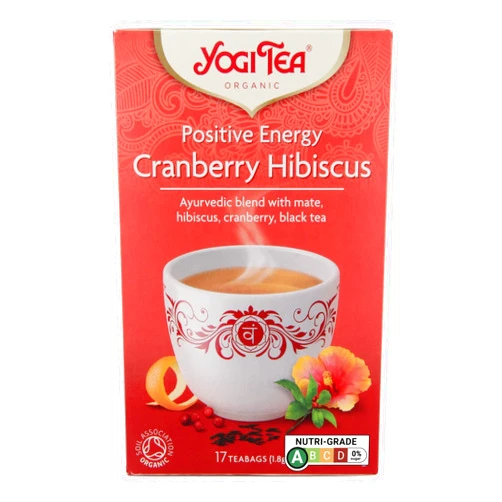 Yogi Tea - Positive Energy - Cranberry Hibiscus - 30.6g