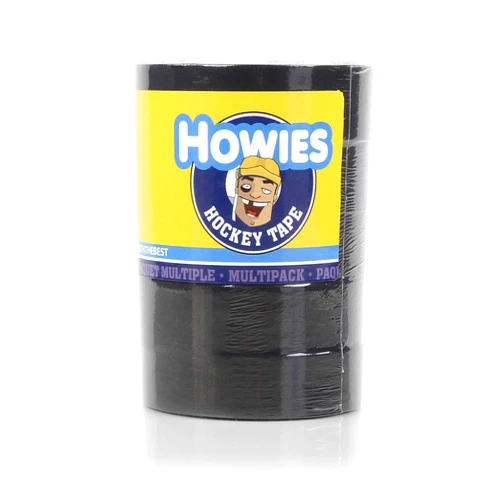 Howies Hockey Tape 5 Roll Pack of Black Hockey Stick Tape (Black (5))