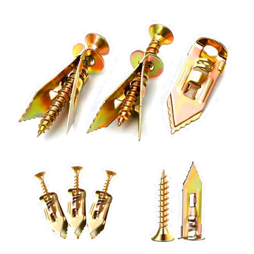 Jyphorixal 160 PCS Drywall Self-Drilling Anchors with Screws Kit,Self Drilling Drywall Anchors are Easy to Install, Eliminating The Need for Drilling or Punching Holes in The Wall.