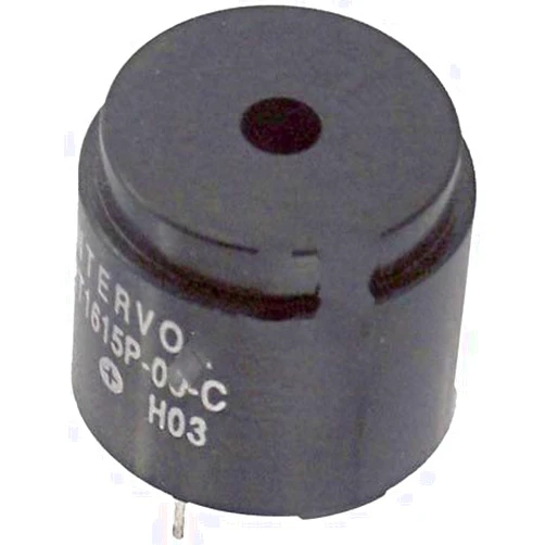 ICC / Intervox ICC/Intervox BRT1615P-06-C, Transducer, Acoustic; 30 mA; 6 VDC; 2200 Hz; -20 to degC; 2 Pins; 16 mm